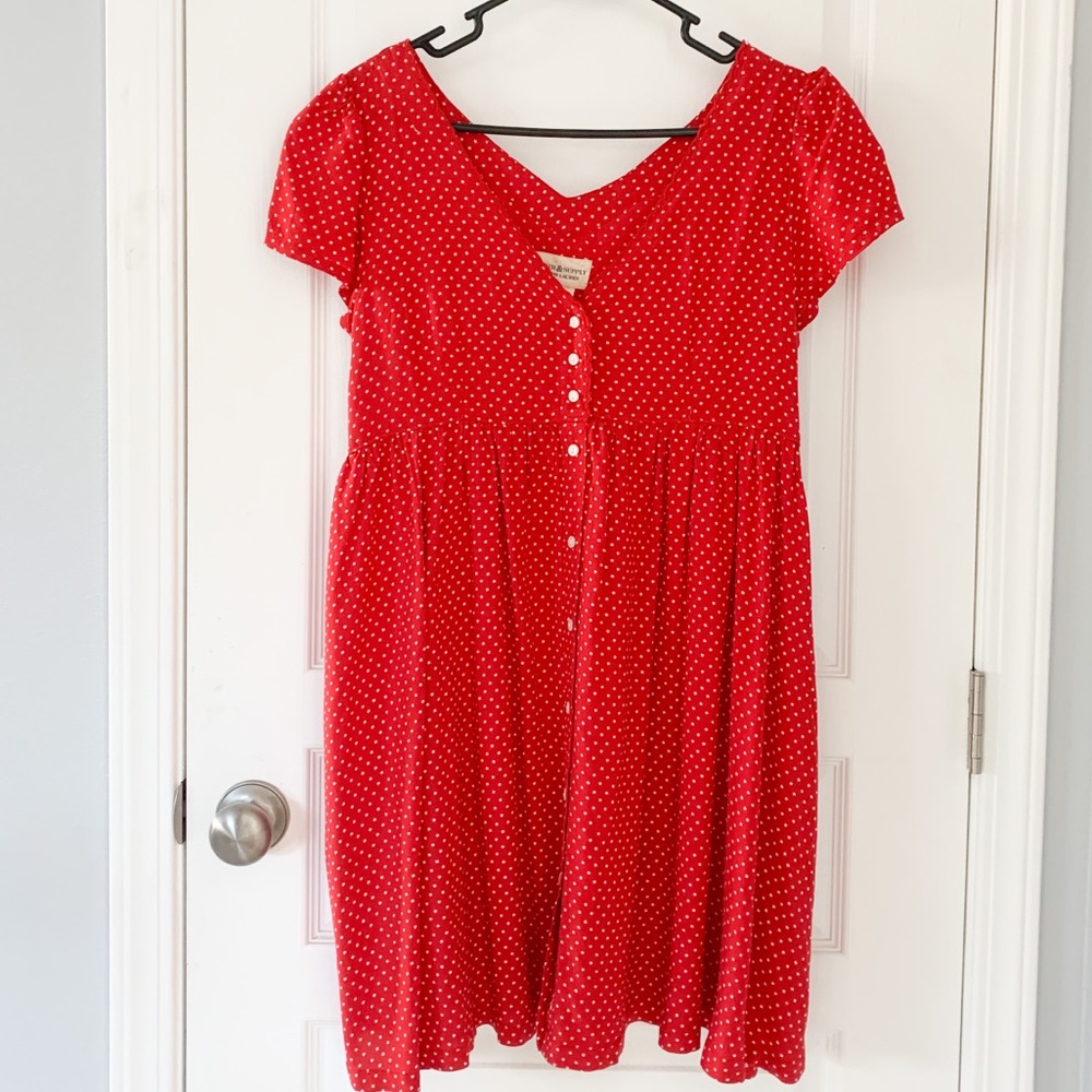 Ralph Lauren red star dress